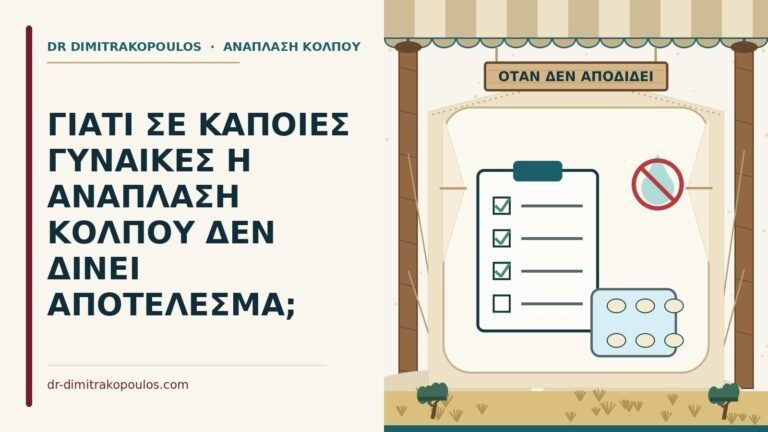 όταν η ανάπλαση κόλπου δεν αποδίδει