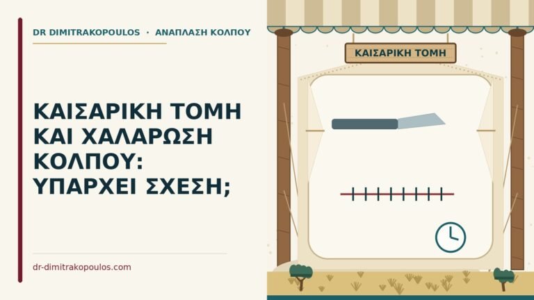 καισαρική και χαλάρωση κόλπου
