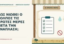 πρώτες μέρες μετά την ανάπλαση