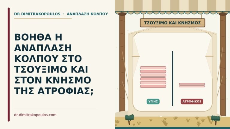 τσούξιμο και κνησμός από ατροφία κόλπου