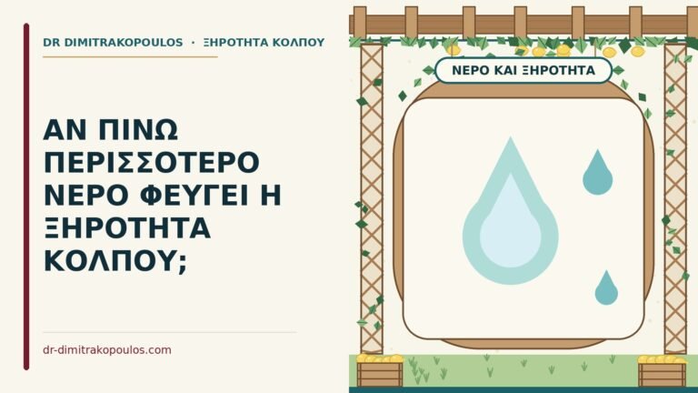 νερό και ξηρότητα κόλπου
