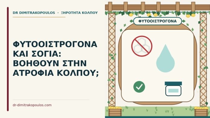 ΦΥΤΟΟΙΣΤΡΟΓΟΝΑ ΚΑΙ ΣΟΓΙΑ: ΒΟΗΘΟΥΝ ΣΤΗΝ ΑΤΡΟΦΙΑ ΚΟΛΠΟΥ; φυτοοιστρογόνα για την ατροφία