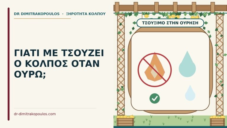 τσούξιμο στον κόλπο όταν ουρώ