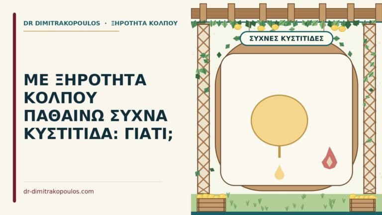 κυστίτιδα και ξηρότητα κόλπου