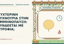 νυχτερινή συχνουρία στην εμμηνόπαυση
