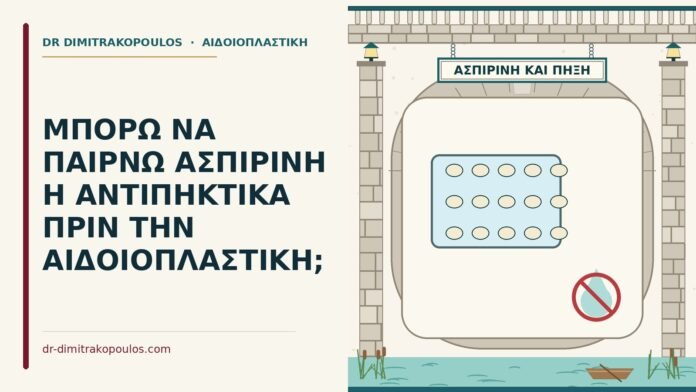 ΜΠΟΡΩ ΝΑ ΠΑΙΡΝΩ ΑΣΠΙΡΙΝΗ Η ΑΝΤΙΠΗΚΤΙΚΑ ΠΡΙΝ ΤΗΝ ΑΙΔΟΙΟΠΛΑΣΤΙΚΗ; ασπιρίνη πριν την αιδοιοπλαστική