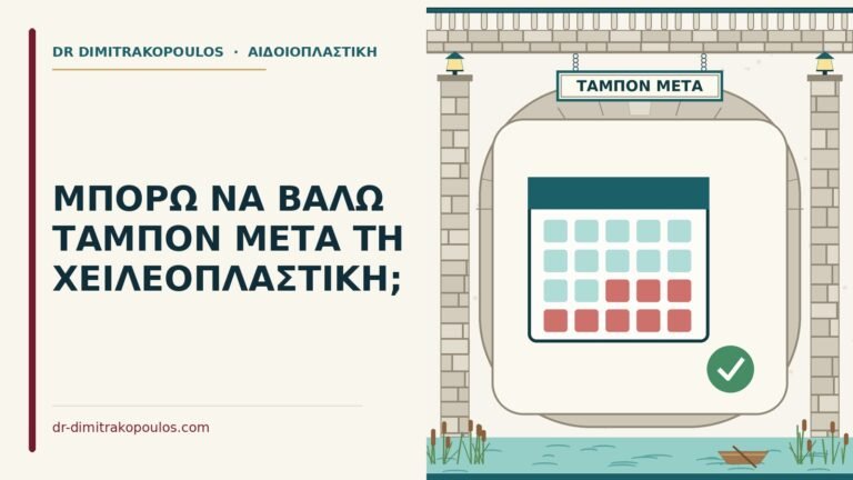 ταμπόν μετά τη χειλεοπλαστική