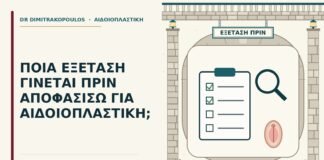 εξέταση πριν την αιδοιοπλαστική
