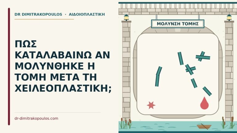 μόλυνση της τομής μετά τη χειλεοπλαστική