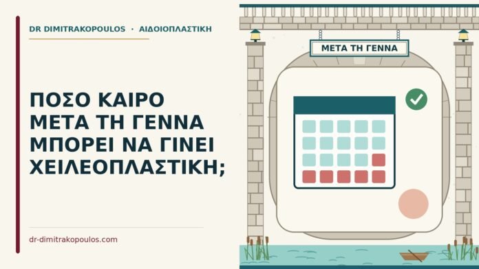 ΠΟΣΟ ΚΑΙΡΟ ΜΕΤΑ ΤΗ ΓΕΝΝΑ ΜΠΟΡΕΙ ΝΑ ΓΙΝΕΙ ΧΕΙΛΕΟΠΛΑΣΤΙΚΗ; χειλεοπλαστική μετά τη γέννα