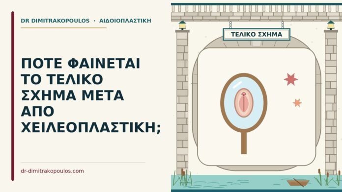 ΠΟΤΕ ΦΑΙΝΕΤΑΙ ΤΟ ΤΕΛΙΚΟ ΣΧΗΜΑ ΜΕΤΑ ΑΠΟ ΧΕΙΛΕΟΠΛΑΣΤΙΚΗ; τελικό σχήμα μετά από χειλεοπλαστική
