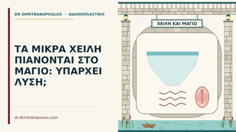 μικρά χείλη στο μαγιό