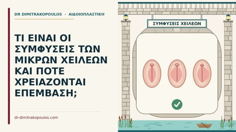 συμφύσεις των μικρών χειλέων