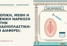 αναισθησία στην αιδοιοπλαστική
