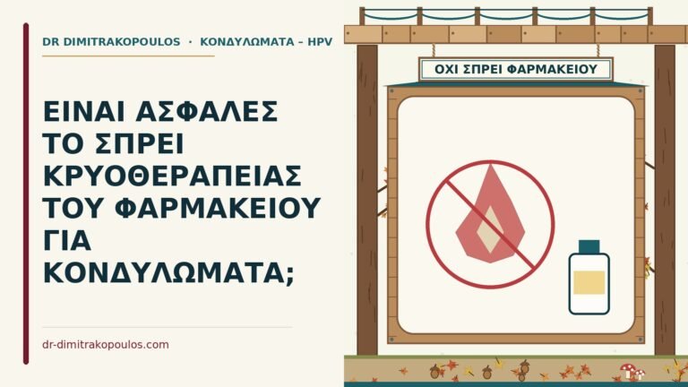 σπρέι κρυοθεραπείας για κονδυλώματα
