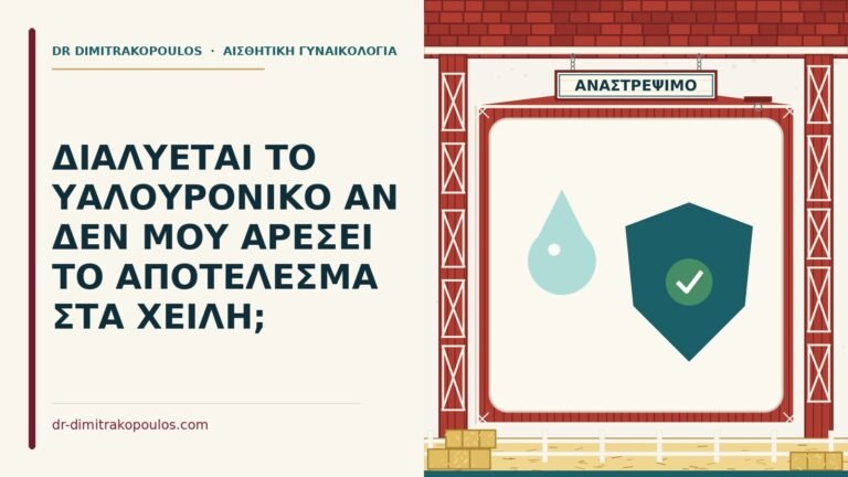 διάλυση υαλουρονικού στα χείλη