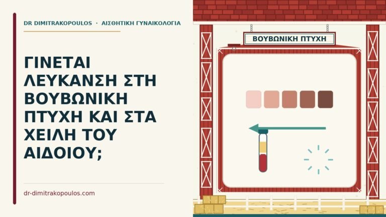 λεύκανση βουβωνικής πτυχής