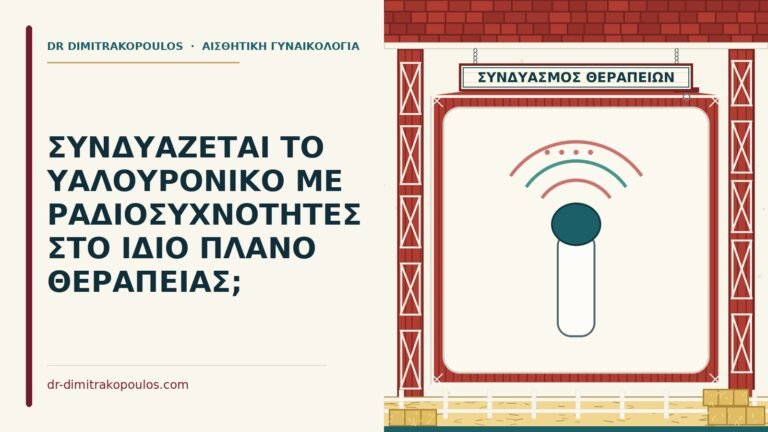 συνδυασμός υαλουρονικού με ραδιοσυχνότητες