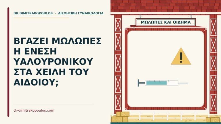 μώλωπες από υαλουρονικό στα χείλη