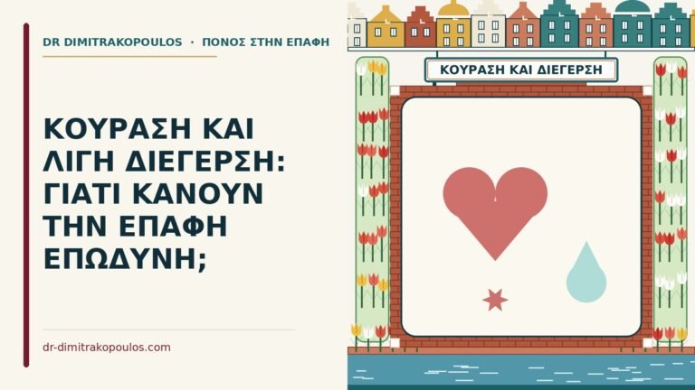 λίγη διέγερση και ο πόνος στην επαφή