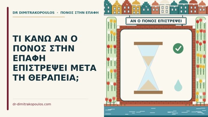 επιστροφή του πόνου στην επαφή