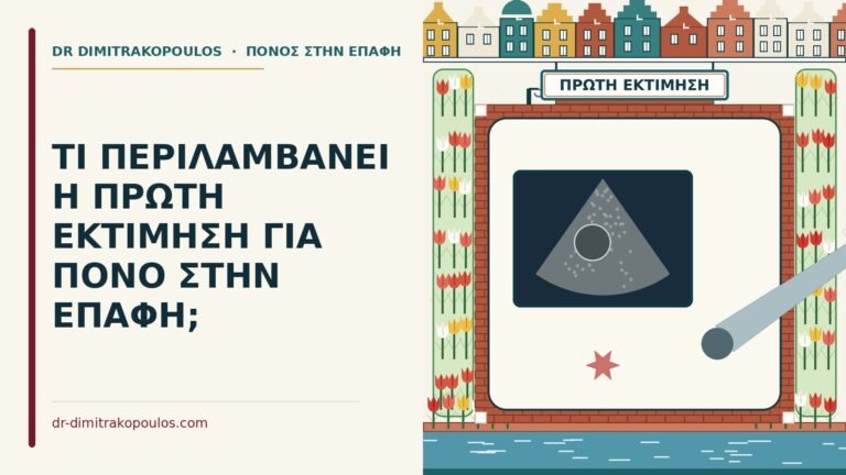 πρώτη εκτίμηση για πόνο στην επαφή