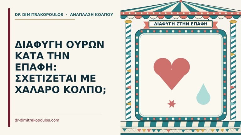 διαφυγή ούρων κατά την επαφή
