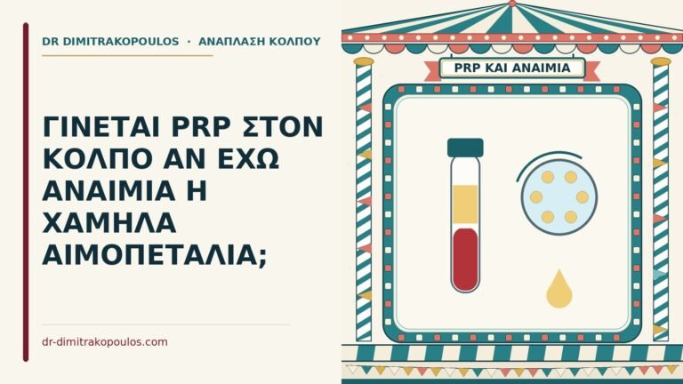 PRP στον κόλπο με αναιμία