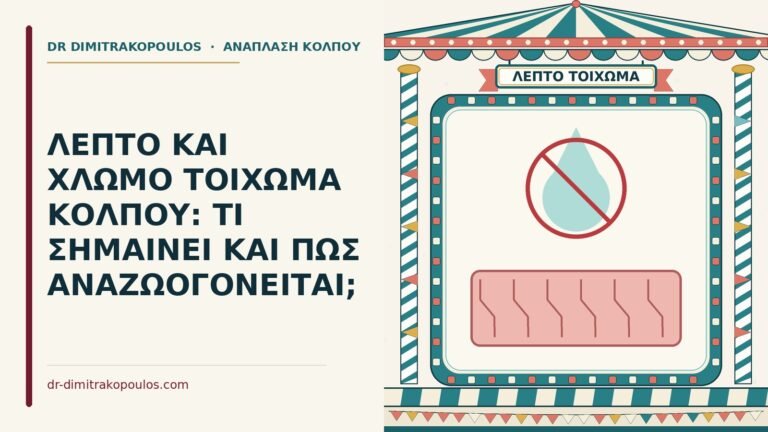 λεπτό και χλωμό τοίχωμα κόλπου
