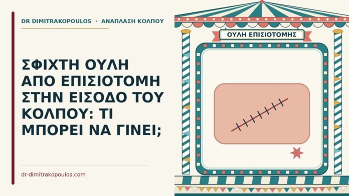 ΣΦΙΧΤΗ ΟΥΛΗ ΑΠΟ ΕΠΙΣΙΟΤΟΜΗ ΣΤΗΝ ΕΙΣΟΔΟ ΤΟΥ ΚΟΛΠΟΥ: ΤΙ ΜΠΟΡΕΙ ΝΑ ΓΙΝΕΙ; σφιχτή ουλή από επισιοτομή