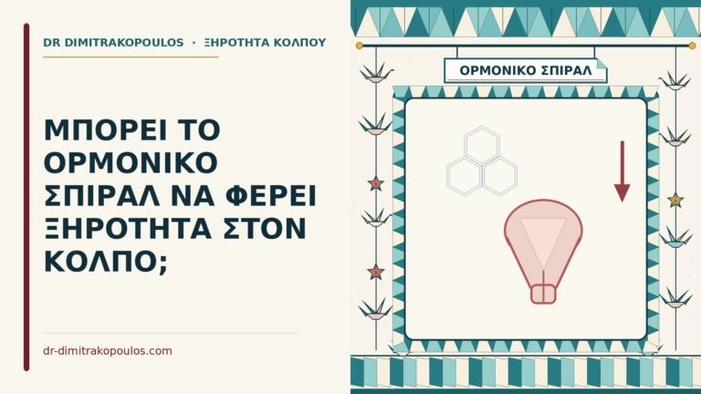ξηρότητα με ορμονικό σπιράλ