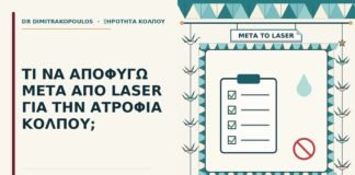 μετά από laser για την ατροφία
