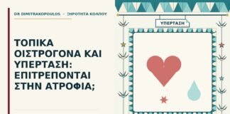 τοπικά οιστρογόνα σε γυναίκες με υπέρταση