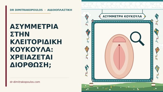 ΑΣΥΜΜΕΤΡΙΑ ΣΤΗΝ ΚΛΕΙΤΟΡΙΔΙΚΗ ΚΟΥΚΟΥΛΑ: ΧΡΕΙΑΖΕΤΑΙ ΔΙΟΡΘΩΣΗ; ασυμμετρία στην κλειτοριδική κουκούλα