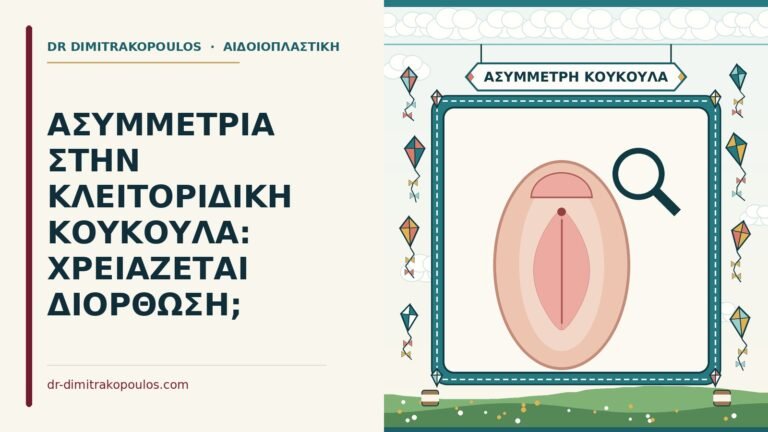 ασυμμετρία στην κλειτοριδική κουκούλα