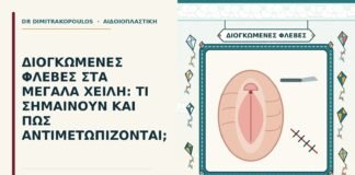 διογκωμένες φλέβες στα μεγάλα χείλη
