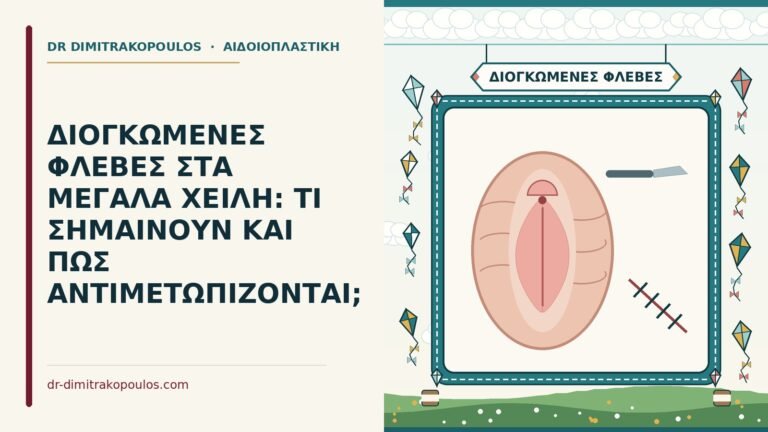διογκωμένες φλέβες στα μεγάλα χείλη