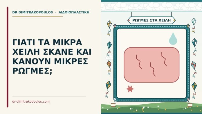 ΓΙΑΤΙ ΤΑ ΜΙΚΡΑ ΧΕΙΛΗ ΣΚΑΝΕ ΚΑΙ ΚΑΝΟΥΝ ΜΙΚΡΕΣ ΡΩΓΜΕΣ; ρωγμές στα μικρά χείλη