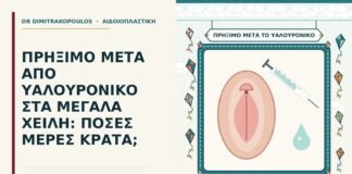 πρήξιμο μετά από υαλουρονικό στα μεγάλα χείλη