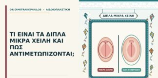 διπλά μικρά χείλη