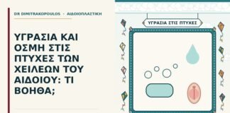 υγρασία στις πτυχές των χειλέων
