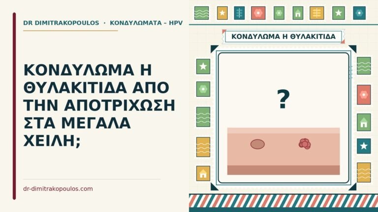 κονδύλωμα ή θυλακίτιδα