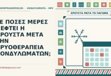 κρούστα μετά την κρυοθεραπεία