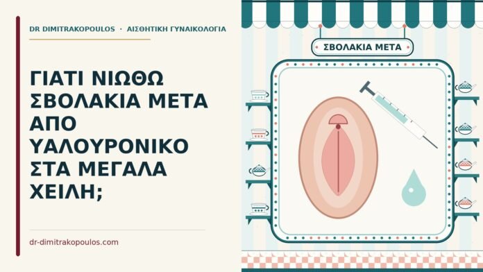 σβολάκια μετά από υαλουρονικό