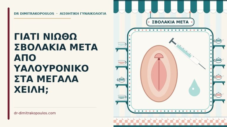 σβολάκια μετά από υαλουρονικό