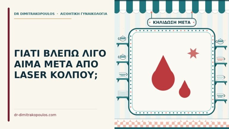 αίμα μετά από laser κόλπου