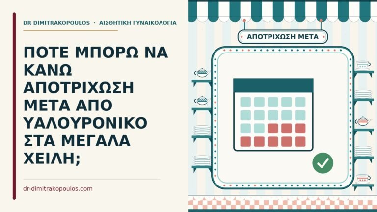 αποτρίχωση μετά από υαλουρονικό