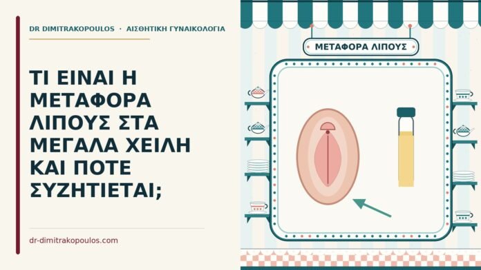 μεταφορά λίπους στα μεγάλα χείλη