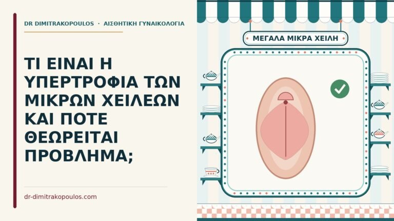 υπερτροφία των μικρών χειλέων