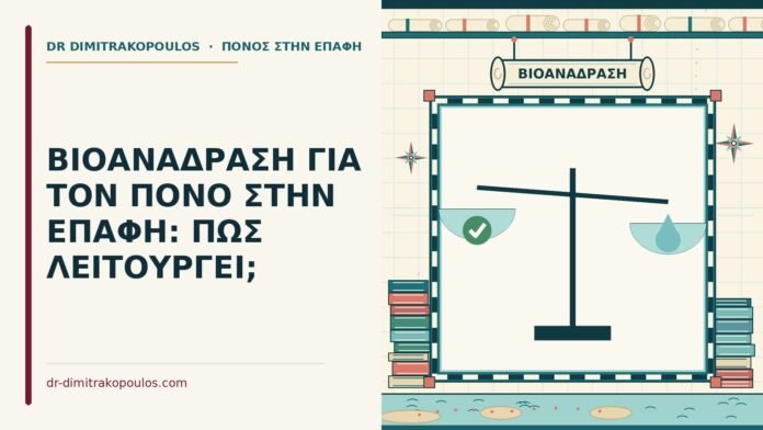 ΒΙΟΑΝΑΔΡΑΣΗ ΓΙΑ ΤΟΝ ΠΟΝΟ ΣΤΗΝ ΕΠΑΦΗ: ΠΩΣ ΛΕΙΤΟΥΡΓΕΙ; βιοανάδραση